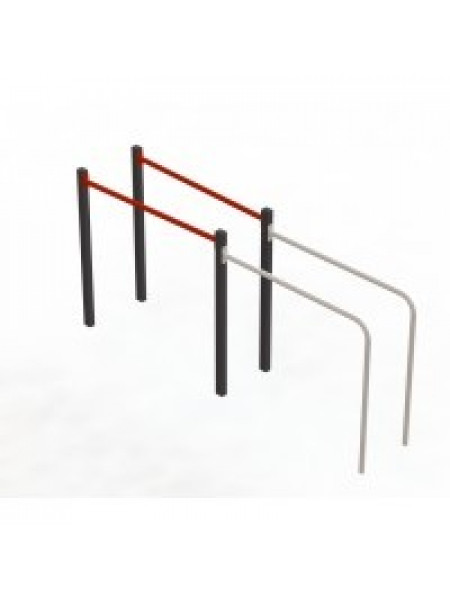 Бруси дворівневі для вуличного майданчика